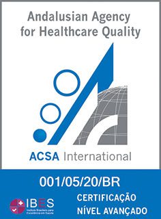 Certificado de Qualidade Internacional ACSA. DG Medicina Perioperatória | Anestesia